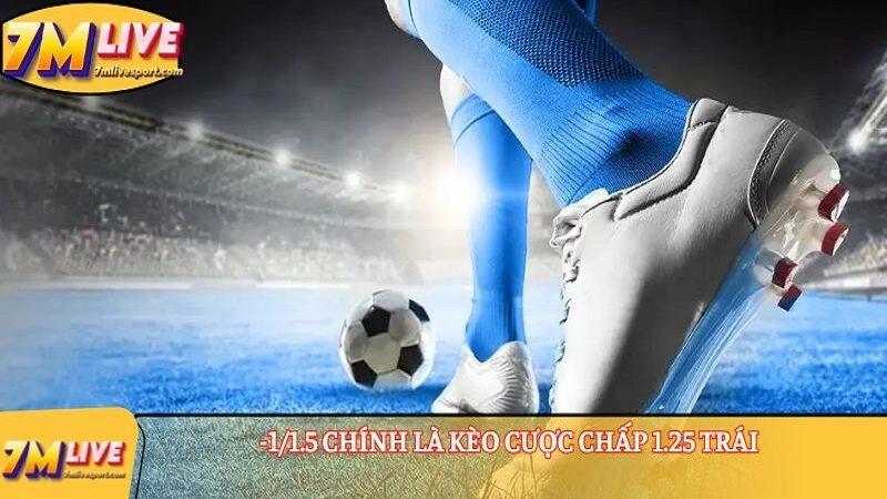 Tìm hiểu kèo chấp -1/1.5 là bao nhiêu cùng chuyên gia 7M 8 kèo chấp -1/1.5 là bao nhiêu?